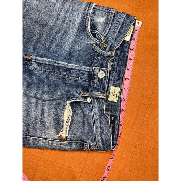 Citizen Of Humanity Liya High Rise Blue Jeans With Distressed Details Sz 25 Wome - Picture 9 of 12